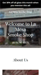 Mobile Screenshot of lamesasmokeshop.com